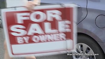 Preview 1 of Kids Sex Teach - Big black cocking desperate teen realtor