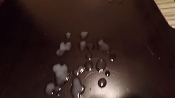 Preview 4 of Godano Poran - Bigcockcumshot sprays cum on table filmed with GoPro