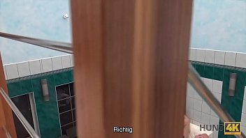 Preview 1 of Pussy Pepping - HUNT4K. Sexabenteuer im privaten Swimmingpool