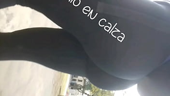 Preview 3 of Jordi First Sex Video - culo en tanga caminando por el parke