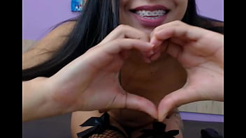Preview 1 of Son Rip Mom - Horny 18 year old Colombian girl plays with herself