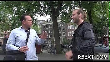Preview 2 of Most Popular Xxx - Lucky fellow gets his dick sucked hard by an amsterdam hooker