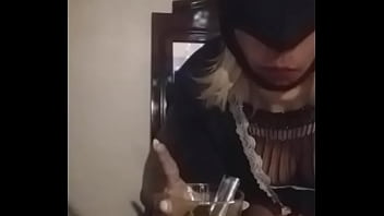 Preview 3 of Anti Y Sex - Bebiendo copa de orina con popote llena a tope