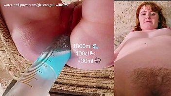 Preview 4 of Rap Xxx Bf Video Peli Pela - Abigail&#039_s Enema in the Chair Part 2