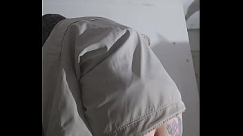 Preview 2 of Steell Gay - New leggings try on,  12 inch cucumber fuck,  ass to mouth,  twerking