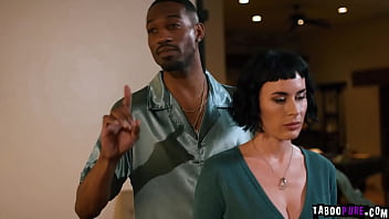 Preview 2 of Old Sex Yung Girl - Wife Olive Glass having a threesome fuck session with her husband Hollywood Cash and his boss Isiah Maxwell