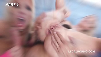 Preview 2 of Sexvds - Natalie Cherie &amp_ Barbie Sins Double Anal Battle