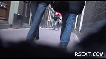 Preview 2 of Romantic Passtionate - Sexy hooker with big fake boobs gives a steaming sexy blowjob