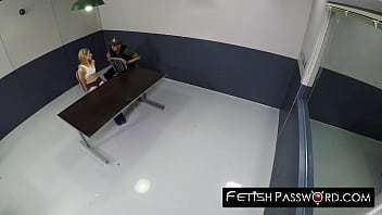 Preview 1 of Sunny Leone Boobs - Lusty Goldie Glock gets drilled hard during interrogation