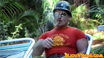 Preview 1 of Interview Wrong - Cocksucking homosexual threeway barebacked by vintage hunks