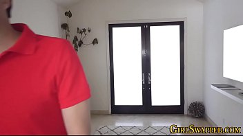 Preview 1 of Flight Xnxc - Hot stepdaughter spunked
