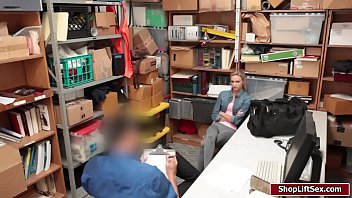 Preview 1 of Xxnxfullhd - Teen shoplifter gets her pussy fucked by officer