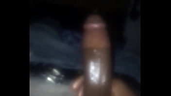 Preview 4 of Goz Ndo No Cu Da Negona - Stroking my dick late night
