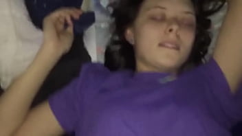 Preview 1 of College Real Sexcom - Love Her Face When She Is Getting Fucked - POV