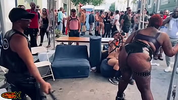 Preview 3 of More Money Talk Havocs - Found a brat worth my time at #folsom. One of a select few that were on the receiving end of my floggers. #bdsm #leather ...
