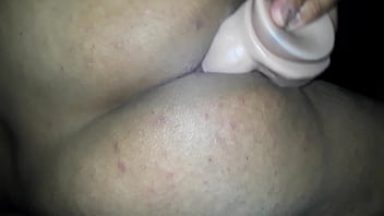 Preview 3 of Kitaren Keef - Latino enjoys dildo in ass