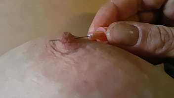 Preview 2 of Casting Agent Les - Pushing a through my nipple
