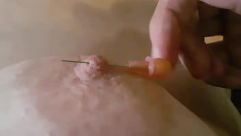Preview 4 of Casting Agent Les - Pushing a through my nipple