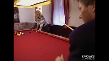 Preview 1 of Japanese Nipplese - Mishi Fucks Over the Pool Table