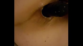 Preview 4 of Cynthia Lopez Anal - Pushing out inflated butt plug