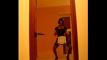 Preview 1 of Bafxxx Hd Move - Horny sissy slut maid sucks and cums