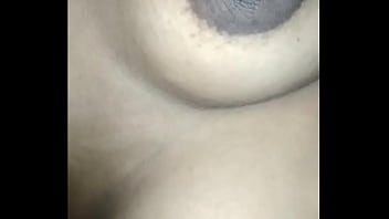 Preview 4 of Wife Fat Bbc Bbw - I am playing with my big boobs and nipples hubby filming...