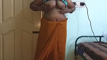 Preview 2 of Holly Wood Bbw - desi  indian horny tamil telugu kannada malayalam hindi cheating wife wearing saree vanitha showing big boobs and shaved pussy press hard boobs press nip rubbing pussy masturbation