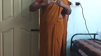 Preview 1 of Holly Wood Bbw - desi  indian horny tamil telugu kannada malayalam hindi cheating wife wearing saree vanitha showing big boobs and shaved pussy press hard boobs press nip rubbing pussy masturbation