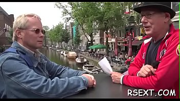 Preview 1 of Frist Anual - Horny grandad takes a tour in amsterdam&#039_s redlight district