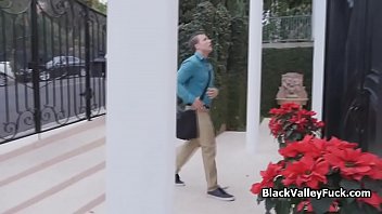 Preview 1 of Cradi B Xxxxxxxwww - Rich black teen craves for white dessert
