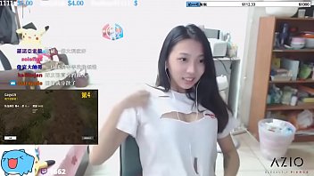 Preview 3 of Womn Sex - Twitch streamer japanese flashing perfect shape boobs in an exciting way