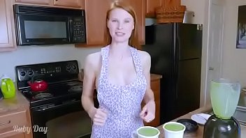 Preview 1 of Busty Loads - milf cooking naked