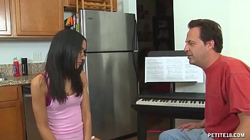 Preview 2 of Igrat V Chuzhie - Teen Babes Pays For Her Lesson Offering Her Pussy