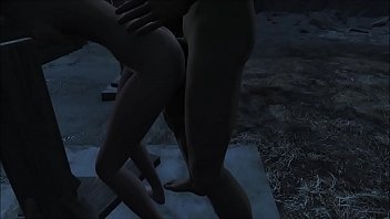 Preview 4 of Xvideos Step Sister - Fallout 4 Multi Pillory Fuck