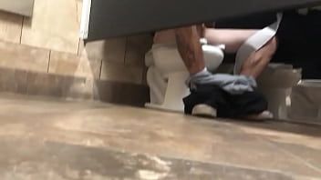 Preview 1 of Son Helping The Mom2 - Bathroom cam