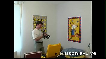 Preview 1 of Youtbe X - Attractive blonde is making a video for fun
