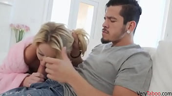 Preview 3 of Jordi Mani - step Mom fucks step son infront of step sister!