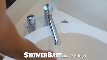 Preview 1 of Sexxxxxxx 14 - ShowerBait Str8 guy shower fucked by gay friend