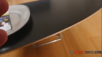 Preview 1 of Trashy Sheyou - Cock hungry has stepbrother as a cock backup