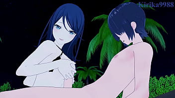 Preview 1 of Hot Funn - Ichika Hoshino and Ena Shinonome intense sex. - Project SEKAI Hentai