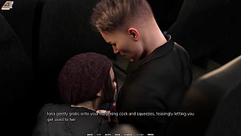 Preview 4 of Golmotol Mota - Taboo University #58 - Hot Emo Girl Gives Me A Handjob Inside A Public Bus - 3D Porn Games