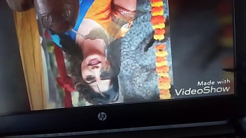 Preview 4 of Zzz Sex Hd - Cum tribute to big boobs Kannada actress Rachita Ram