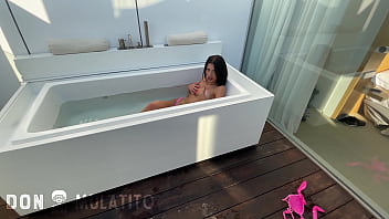 Preview 2 of Madre Hija Abuela - Step-Sister Sucks My Dick To Keep a Secret