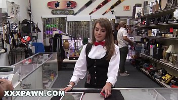 Preview 1 of Bosque Brasil - XXXPAWN - Casino Card Dealer Visits Our Pawn Shop And Takes A Gamble