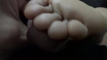Preview 1 of X Xxvioeb - Footjob and Secret Cum from Neighbor