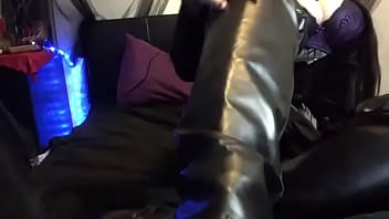 Preview 2 of Beby Bbw - Coworker Introduces you to Leather Fetish Ass Worship &amp_ your first CBT task