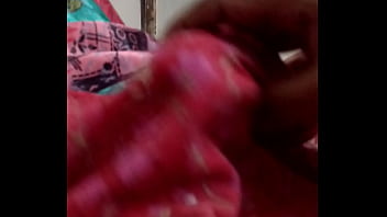 Preview 2 of Asina Led - Jerking in maids silk satin saree cumshot