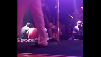 Preview 4 of Sax Indean Full - Amateur night at strip club for big fat ass ebony granny