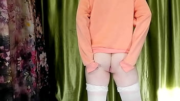 Preview 2 of Zorla Sikmek Videolari - [EroNekoKun] - Cute and shy easter Bunny Boy masturbation and great cum with moan