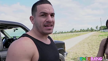 Preview 2 of Skyla Nova Bangbros - Perverted teenager hitchhiking for cock riding while naked